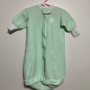 VTG Carters Mint Green Baby Sleep Sack